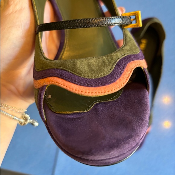 Prada Fairies suede high heels shoes size 40 - Picture 3 of 12